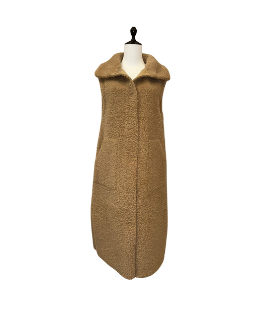 雙面穿羊毛與麂皮背心