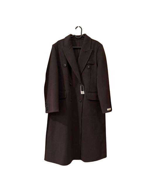 全羊毛厚款長大衣,翻領設計百搭不挑人,質感面料抗皺易打理