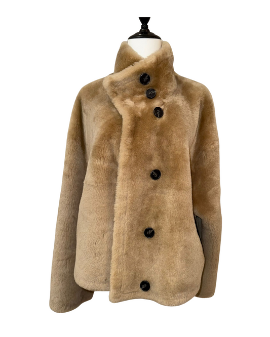 全羊皮羊毛皮毛一體雙面穿外套