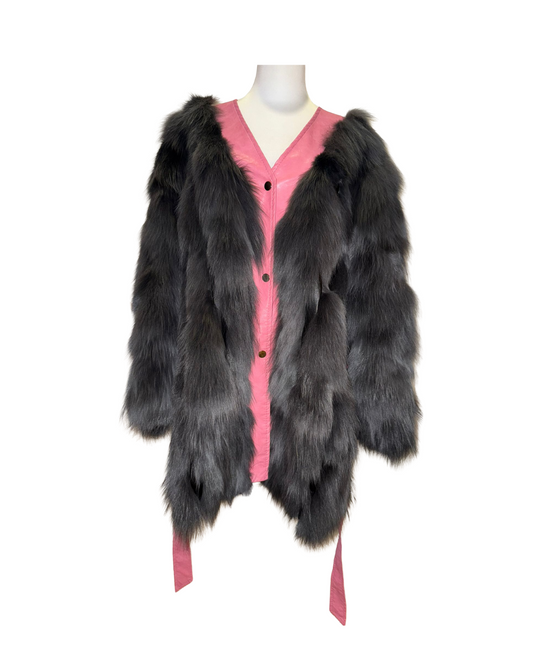 吸睛狐狸毛皮草外套