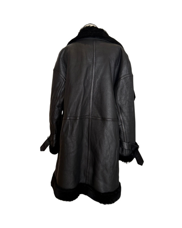 中長款皮毛一體外套