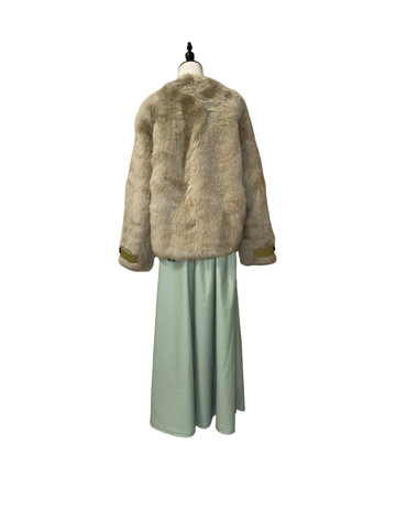 高質西班牙進口 Lacon 羊毛羊皮皮毛一體外套