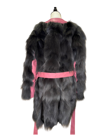 吸睛狐狸毛皮草外套