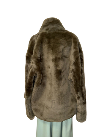 精緻羊皮毛一體雙面外套