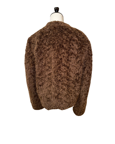 時尚人造毛皮外套